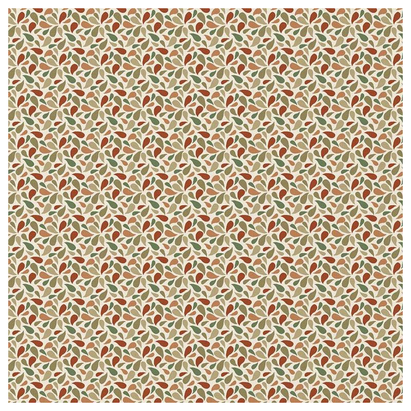 Bedruckte Baumwolle OTMA Khaki / Rosa
